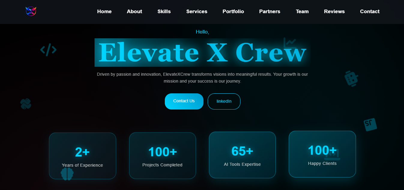 Elevate X Crew - AI-Powered Talent Management Platform